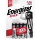 Energizer MAX Alkaline Battery AAA - 4 PCS