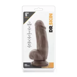 Dr. Skin Mr. Smith 7 inch Dildo Chocolate