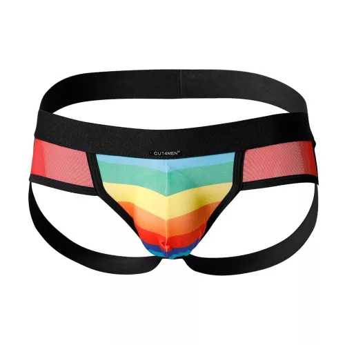 C4M-Mixed Jockstrap-Rainbow-XL
