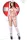 CR 3854  S/M  White Sexy Nurse Costume Dress