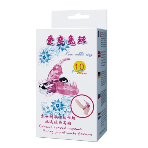 Cock Ring With Bullet Vibrator Pink 1