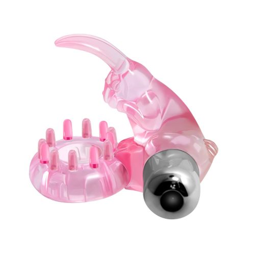 Cock Ring With Bullet Vibrator Pink 1