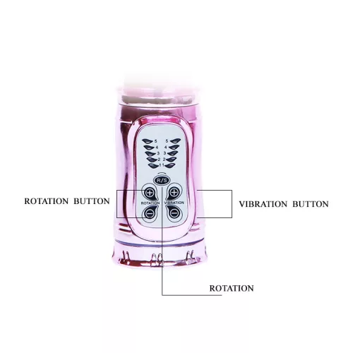 Throbbing Butterfly Vibrator Pink