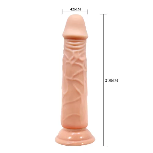 Barbara Calvin 8,3 " Dildo with Suction Cup