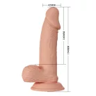 Beautiful Zebulon 7,6 " Dildo Flesh