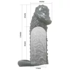 Pretty Love Realistic Penis Sleeve Black II