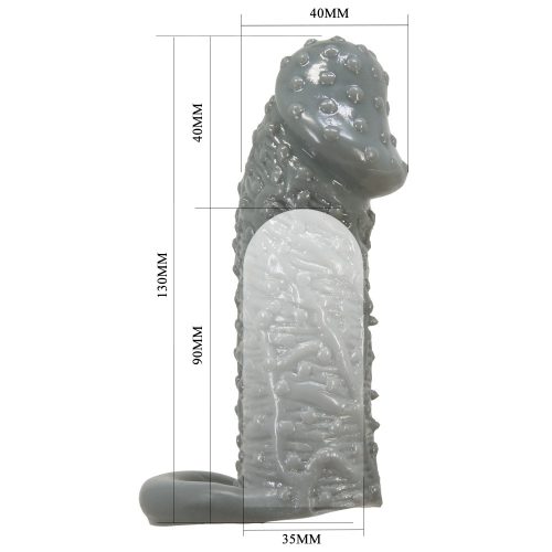 Pretty Love Realistic Penis Sleeve Black II