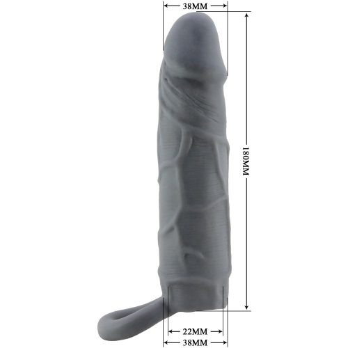 Pretty Love Realistic Penis Sleeve Black III