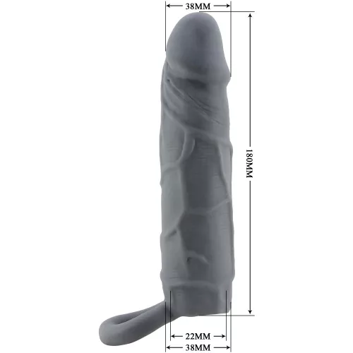 Pretty Love Realistic Penis Sleeve Black III