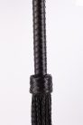Kid Handle Kid Leather Braided Tails Black