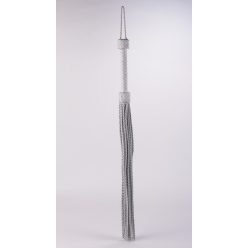 Kid Handle Kid Leather Braided Tails White_B15O25_3