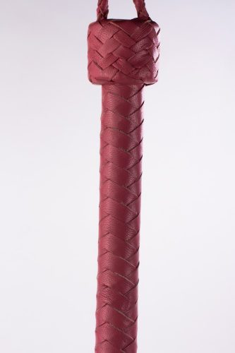 Kid Handle Kid Leather Braided Tails Pink_B15O25_3