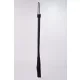 28" Kid Leather 9 Tails Flogger Black