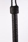 28" Kid Leather 9 Tails Flogger Black_B15O25_3