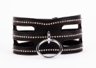 Designer Traingo Collar Made in Calf Softy Leather Black