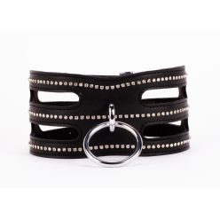 Designer Traingo Collar Made in Calf Softy Leather Black