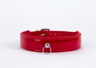Patent Leather with Lamb Leather Backing Red