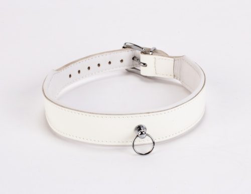 Patent Leather with Lamb Leather Backing White