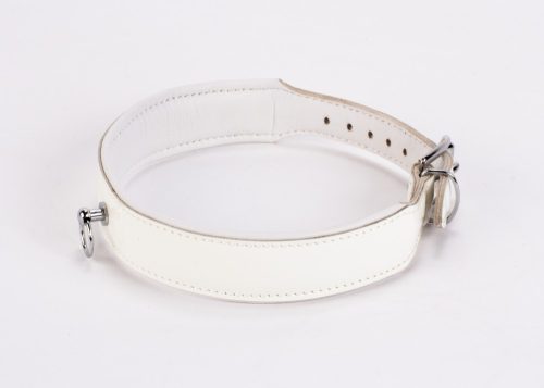 Patent Leather with Lamb Leather Backing White