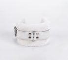 Handcuff Design Made in Calf Softy Leather White
