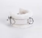 Handcuff Design Made in Calf Softy Leather White