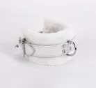 Handcuff Design Made in Calf Softy Leather White