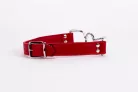 Calf Softy Leather Top and Lamb Leather Padding with Stainless Steel Mouth Piece Red