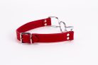 Calf Softy Leather Top and Lamb Leather Padding with Stainless Steel Mouth Piece Red