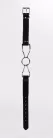 Calf Softy Leather Top and Lamb Leather Padding with Stainless Steel Mouth Piece Black