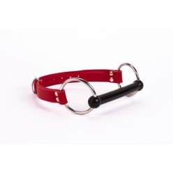   Calf Softy Leather Top and Lamb Leather padding with Silicone Mouth Piece Red