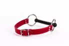 Calf Softy Leather Top and Lamb Leather padding with Silicone Mouth Piece Red