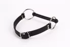 Calf Softy Leather Top and Lamb Leather padding with Silicone Mouth Piece Black