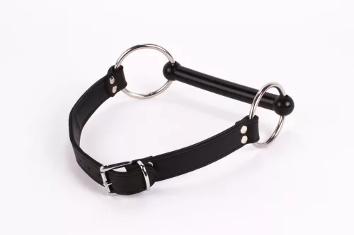 Calf Softy Leather Top and Lamb Leather padding with Silicone Mouth Piece Black