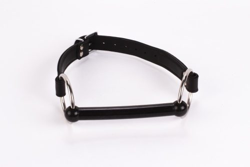 Calf Softy Leather Top and Lamb Leather padding with Silicone Mouth Piece Black