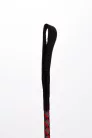 Leather Stick with Neon Strip and Nubuck Leather Top Red