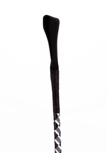 Leather Stick with Neon Strip and Nubuck Leather Top White