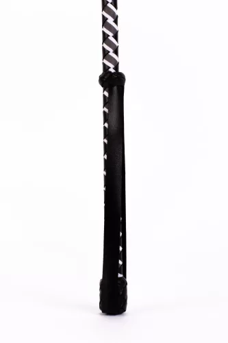 Leather Stick with Neon Strip and Nubuck Leather Top White