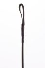 Nylon Stick with Neon Strip and Goat Kid Leather Handle Nubuck Leather Black