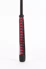 Nylon Stick with Neon Strip and Goat Kid Leather Handle Nubuck Leather Black