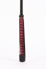 Nylon Stick with Neon Strip and Goat Kid Leather Handle Nubuck Leather Black