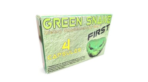 GREEN SNAKE - 4 PCS