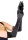 Extra Long Satin Gloves, black, O/S