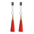 Glamor Tassel Nipple Clamp Red