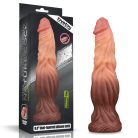 9.5'' Dual layered Liquid Silicone Nature Cock_B0O50_3