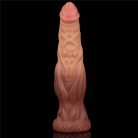 9.5'' Dual layered Liquid Silicone Nature Cock_B0O50_3