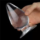 4.5''  Flawless Clear Anal Plug
