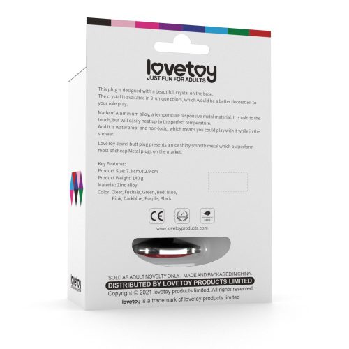 Rosebud Classic Metal Plug S Red