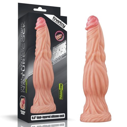 9.5" Dual-Layered Sillicone Cock_B15O50_3