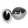 Rosebud Classic Metal Plug L Black