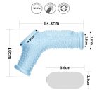 Vibrating Drip Knights Ring with Scrotum Sleeve Blue_B15O50_3